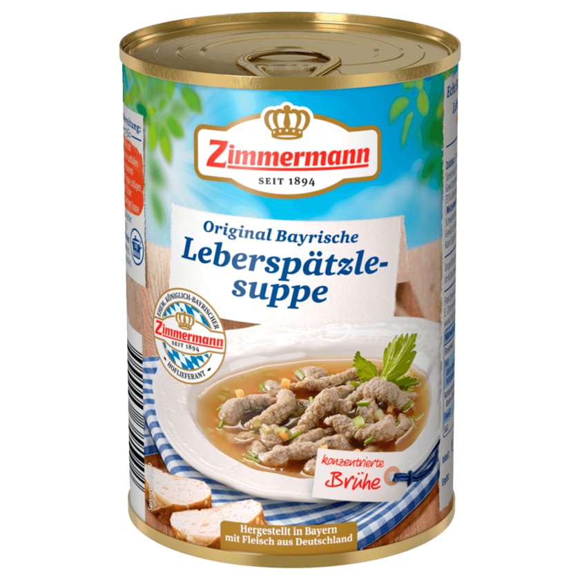 Zimmermann Leberspätzle-Suppe 400ml